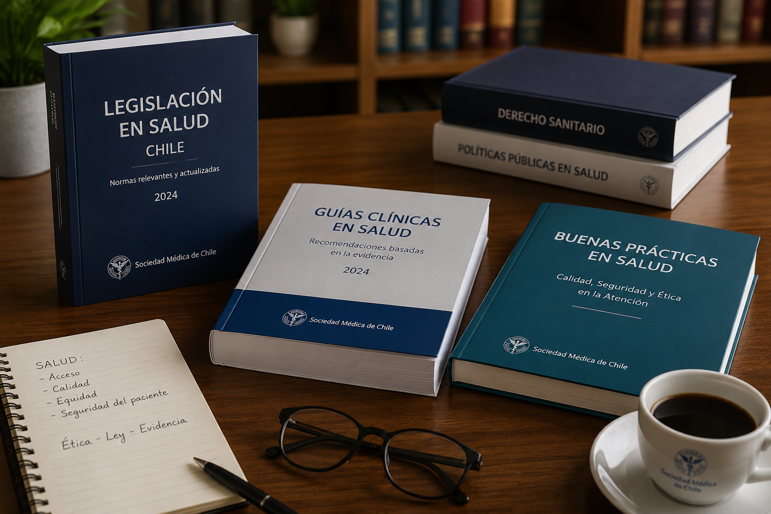 Guías, textos y libros sobre legislación sanitaria y protocolos médicos